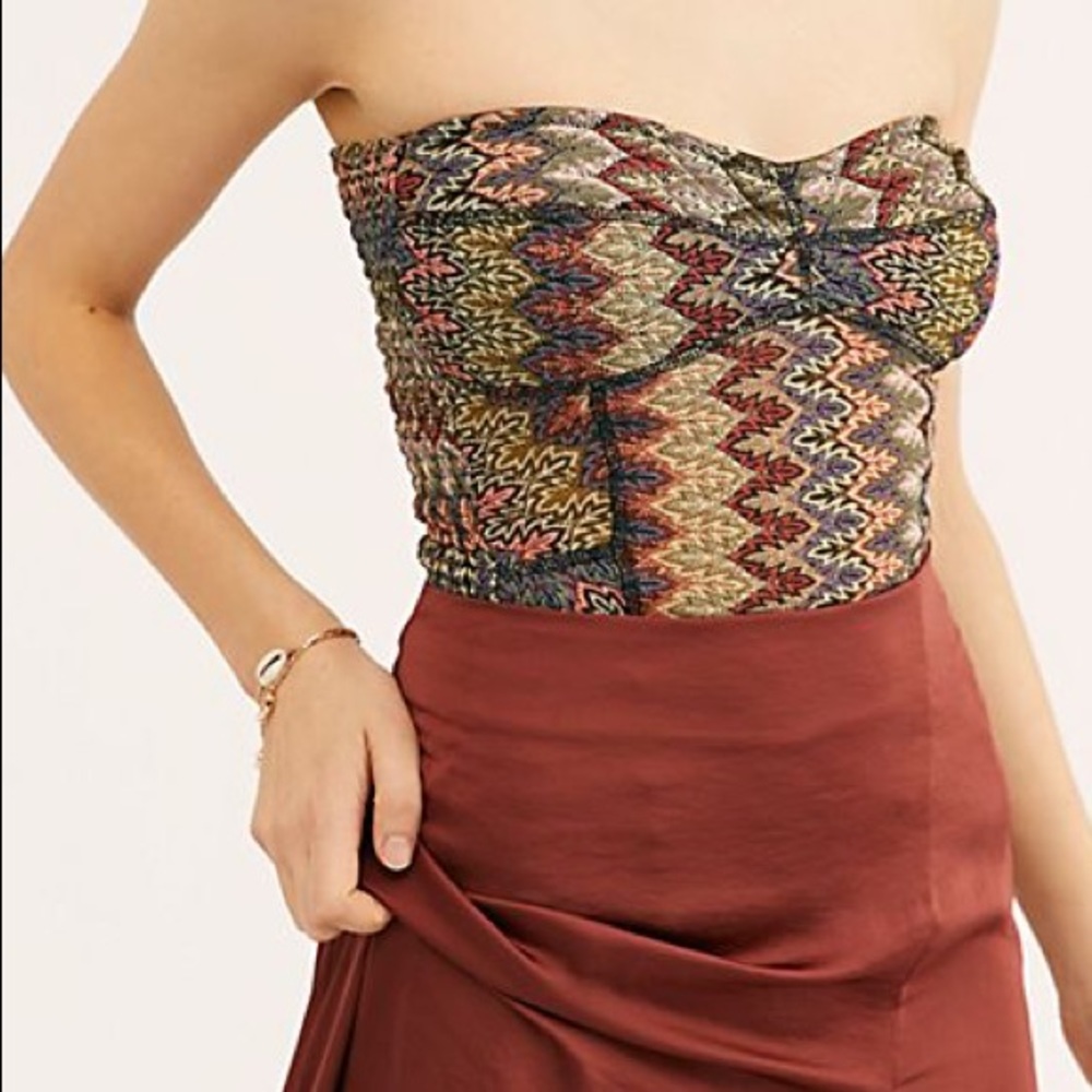 Free People 🍂 Tube Top - Picture 2 of 5